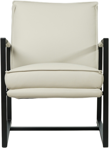 Leren design fauteuil Secret - Toledo Leer Nebbia-2