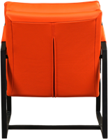 Leren design fauteuil Secret - Toledo Leer Orange-3
