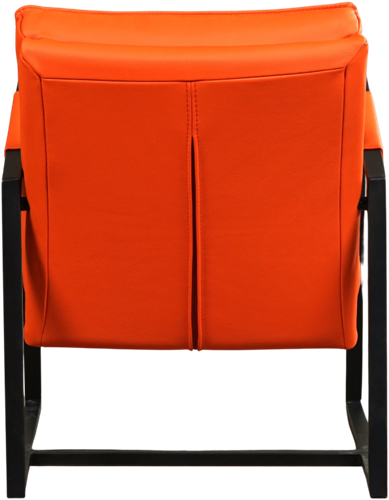 Leren design fauteuil Secret - Toledo Leer Orange-3