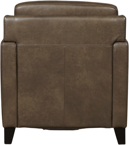 Leren fauteuil Smart - Granada leer Ash - Hout zwart-3