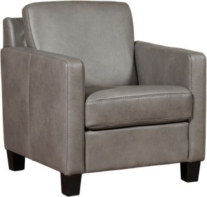Leren stock fauteuil smart 765 grijs, grijs leer, grijze stoel