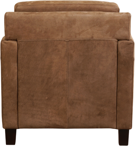 Leren fauteuil Smart - Kenia Leer Brown - Hout bruin-3