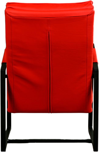 Leren design fauteuil hoge rugleuning Square - Toledo Leer Ferrari-3