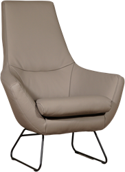 Leren fauteuil Trust - Designpoot - Toledo Leer Khaki