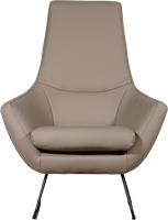Leren fauteuil Trust - Designpoot - set van 2 fauteuils-2