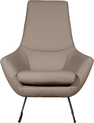 Leren fauteuil Trust - Designpoot - set van 2 fauteuils-2