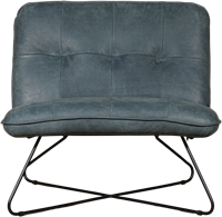 Leren fauteuil zonder armleuning Focus 80 - set van 2 fauteuils-2
