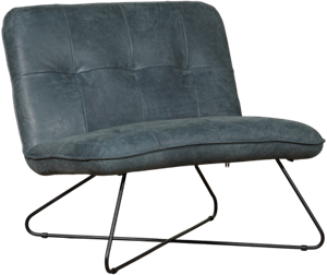 Leren fauteuil zonder armleuning Focus 80