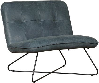 Leren fauteuil zonder armleuning Focus 80