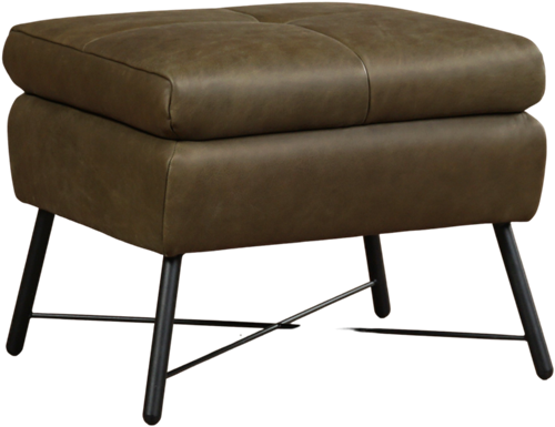 Hocker - fauteuil Proud (zelfde kleur als fauteuil) - ca. 60x52x47cm