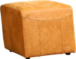 Hocker - stalen fauteuils (zelfde kleur als fauteuil) - ca. 50x50x45cm