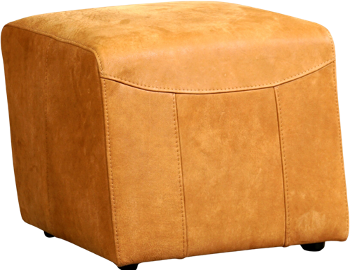 Hocker - stalen fauteuils (zelfde kleur als fauteuil) - ca. 50x50x45cm