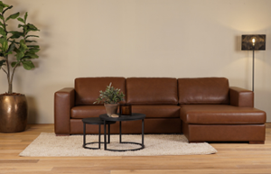 Leren loungebank