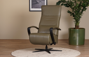 Leren relaxfauteuils – maat medium
