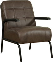 Leren fauteuil Ahead - Vintage Taupe (taupe/bruin)
