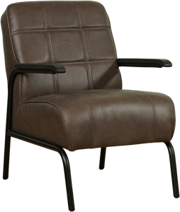 Leren fauteuil ahead 92, 120+ kleuren leer, in stoel