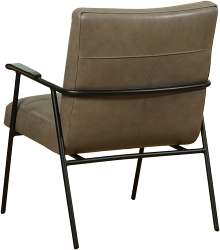Leren fauteuil Beam - Vintage Stone (grijs)-3