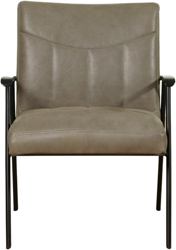 Leren fauteuil Beam - Vintage Stone (grijs)-2