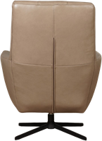 Leren draaifauteuil Central - Granada leer Taupe-3