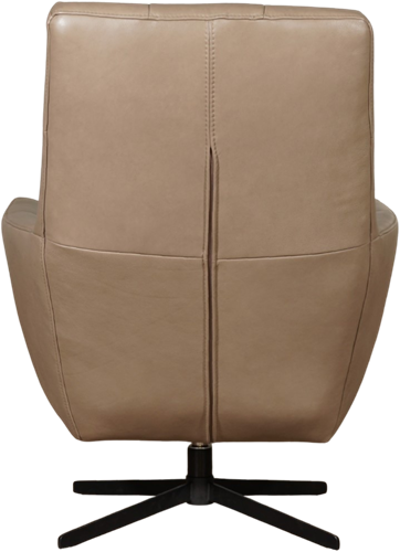 Leren draaifauteuil Central - Granada leer Taupe-3