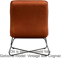Leren fauteuil Less - Rancho Leer Nero-3