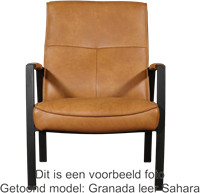Leren fauteuil Level - Elegance Antracite (donkergrijs)-2