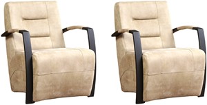 Leren fauteuil magnificent, bruin leer, bruine stoel