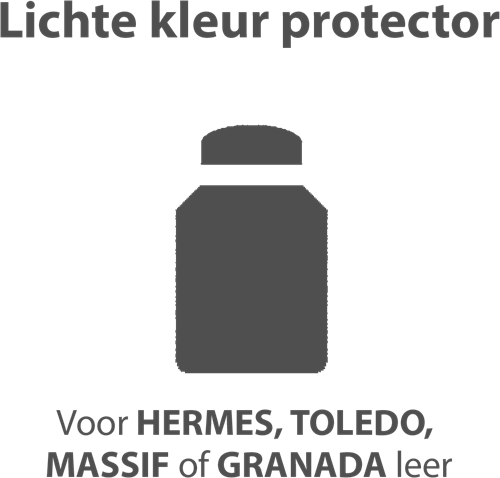 Lichte kleur protector  - Afgedekt leer
