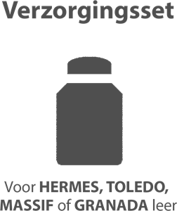 Leren onderhoud verzorgingsset afgedekt leer 200ml