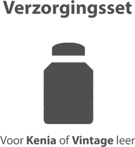 Leren onderhoud verzorgingsset kenia vintage
