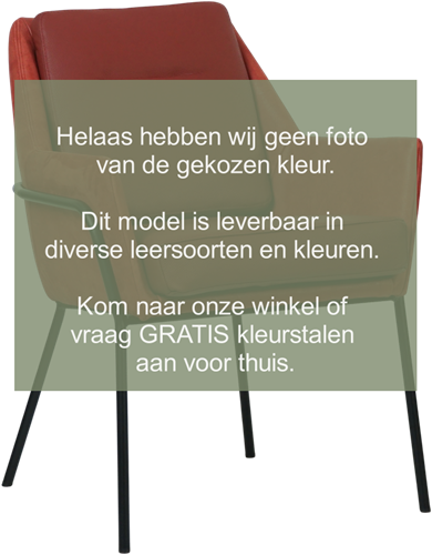 Leren design eetkamerstoel Mix Duo - Kenia Walnut en Toledo Kalahari