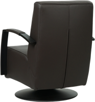 Leren industriële draaifauteuil Mood - Mammouth Brun-3