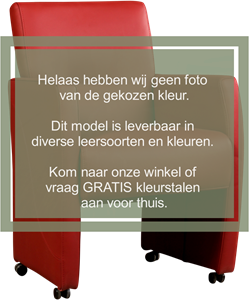 Grijze leren moderne eetkamerfauteuil Pleasure - Toledo Leer Smog (grijs leer)