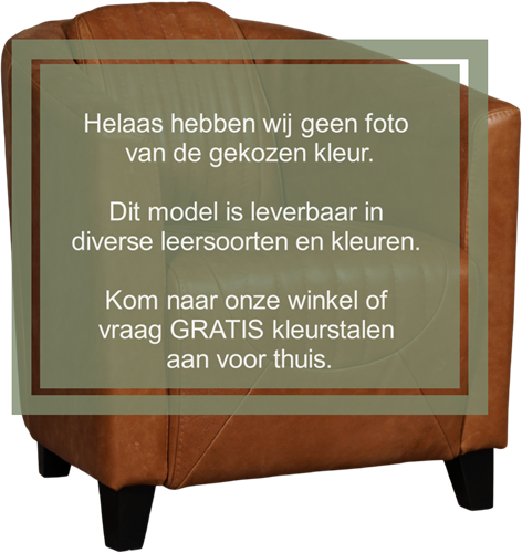 Leren kuipstoel Press Special - Massif Leer Offwhite - Hout zwart