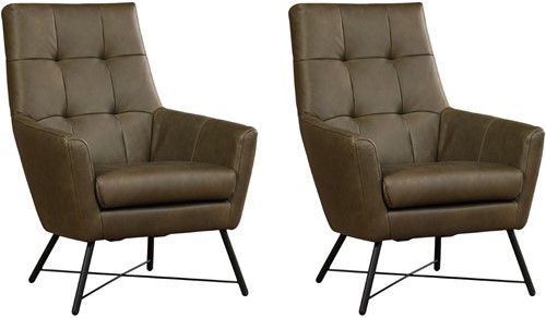 Leren fauteuil Proud - set van 2 fauteuils
