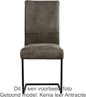 Leren eetkamerstoel Remix - set van 4 stoelen-2