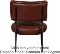 Leren ronde fauteuil Rondo - Toledo Leer Pacific-3