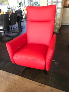 Leren relaxfauteuil ease 695, 120+ kleuren leer, in stoel
