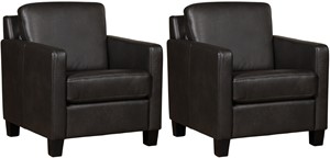 Leren fauteuil smart, grijs leer, grijze stoel