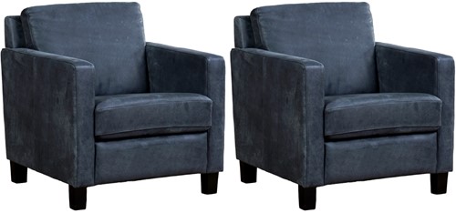 Leren fauteuil Smart - set van 2 fauteuils