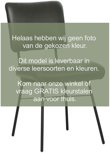 Leren eetkamerstoel Solid - Toledo Leer Caffe