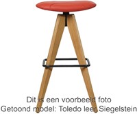 Leren barkruk Spot laag - Toledo Espresso (bruin)-2