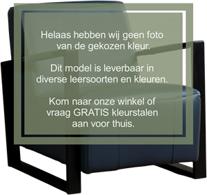 Grijze leren industriële stalen fauteuil Touch - Granada leer Steel (grijs leer)