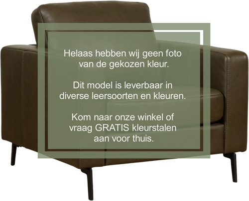 Leren fauteuil Match - (99x90cm) - Vintage Lightgrey