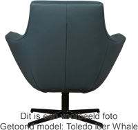 Leren draaifauteuil Wing - Elegance Green (donkergroen)-3